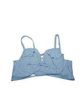 Cacique Swim Size 44C Plus Size Swim Striped Top